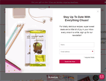 Tablet Screenshot of chuaochocolatier.com